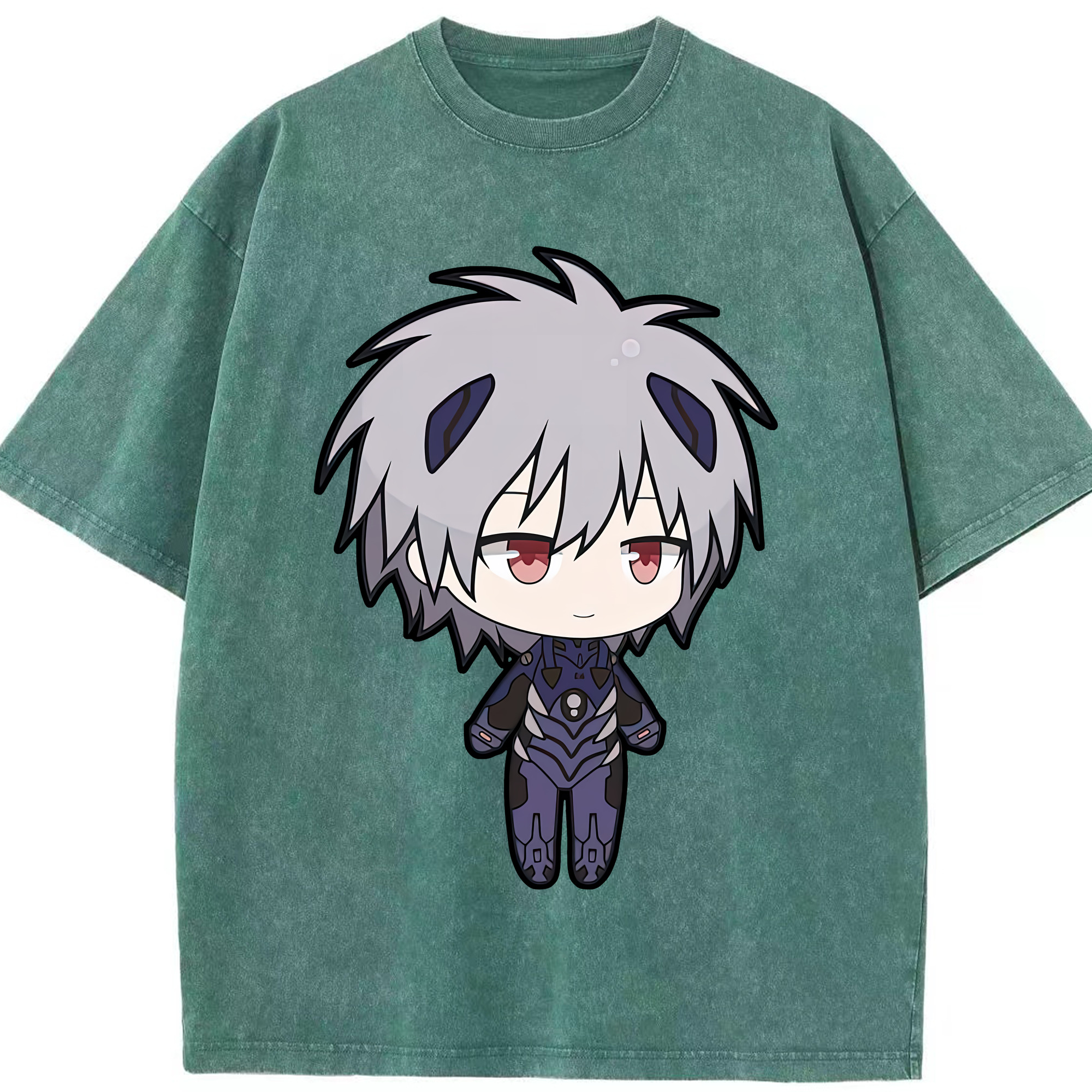 （画像用） EVA 新世紀エヴァンゲリオン 綿100% ヴィンテージ風 半袖Tシャツ（フロントプリント）